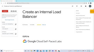 Create an Internal Load Balancer #gcp #qwiklabs #quests #googlecloudplatform