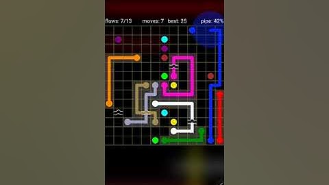 How To Solve Flow Free Bridges 13x13 Mania Pack Level 44 Board Walk Through Solution Walkthrough