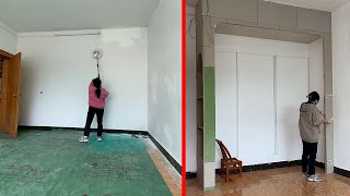 After graduating from university - the girl renovated the mini-apartment with her own hands