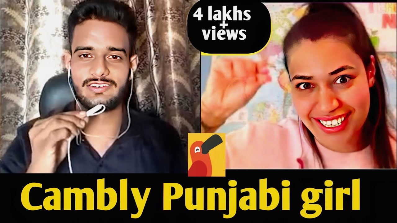 Cambly conversation with  Indian Punjabi girl with song"Rain on me",
