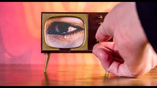 TV Eye On Me Horror Nightmare Scene Retro TV @JesseKasabianArt