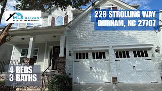 HOUSE TOUR | 228 Strolling Way, Durham, NC 27707 | ML Sullivan Property Management