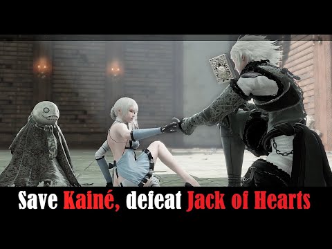 NieR Replicant after 5 years - Emil cures Kaine, Jack of Hearts Boss Fight | ACT 2