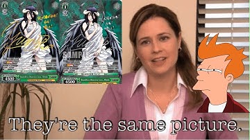 Weiss Schwarz - Reprints With Different Color Signatures, Do They Matter? - Examining OVERLORD