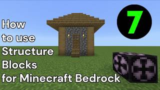 How to use Structure blocks for Minecraft Bedrock