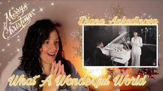 Reacting to Diana Ankudinova | What a Wonderful World | Out Of this World 🥰