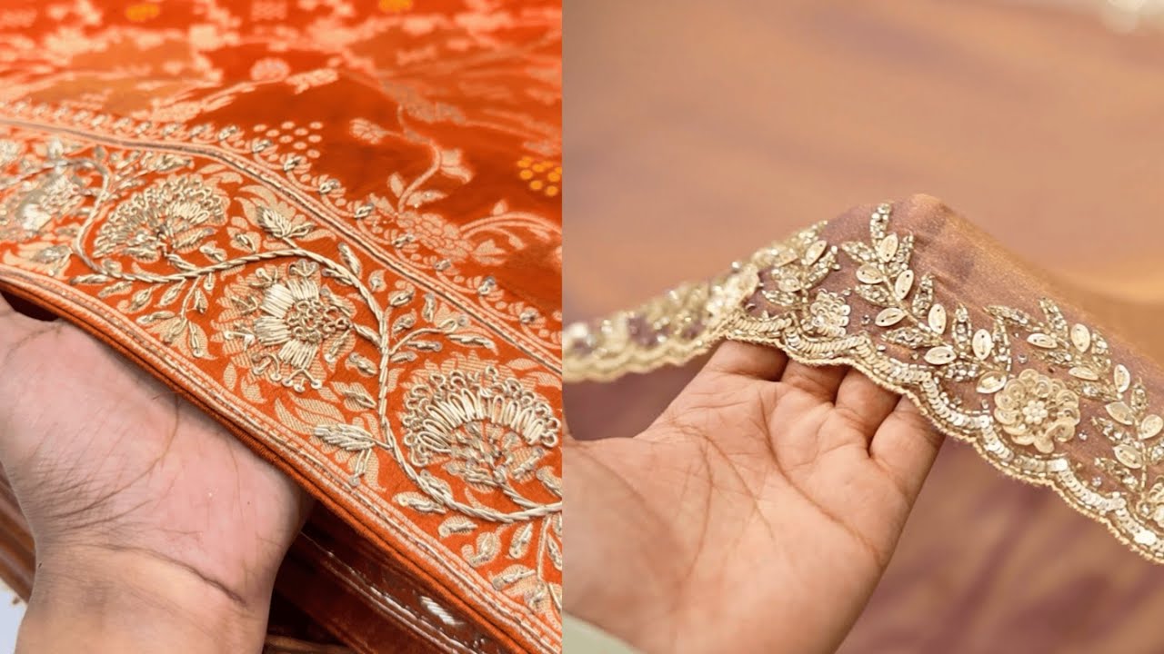 Luxury Sarees for Every Dream✨Unqiue handwork sarees #saree #fashion 