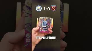 Can I predict MAN CITY vs WEST HAM using these PACKS!? FINAL DAY!! #shorts