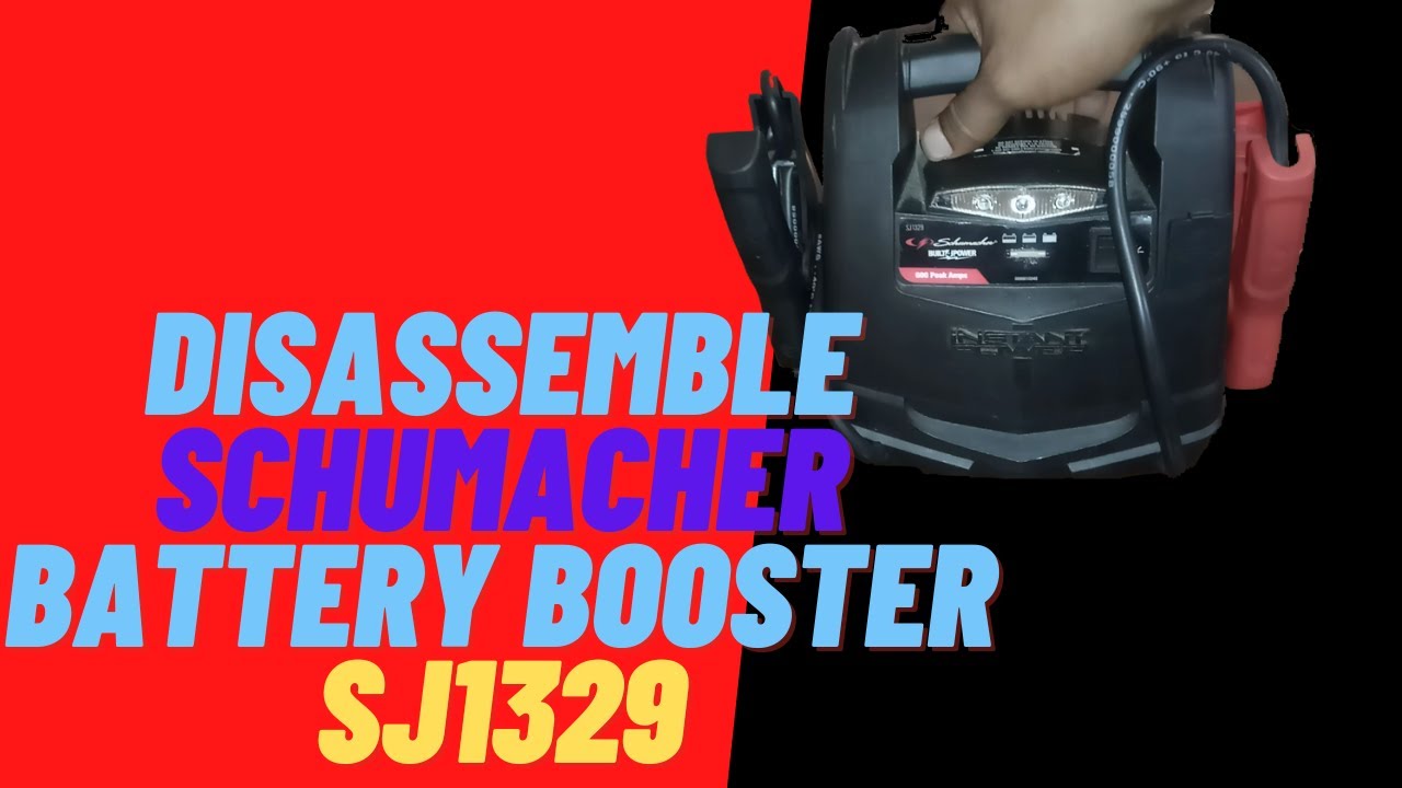 Disassemble Schumacher Battery Booster sj1329 YouTube
