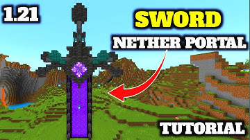 EPIC Sword Nether Portal in Minecraft 1.21 – Easy Build Tutorial!