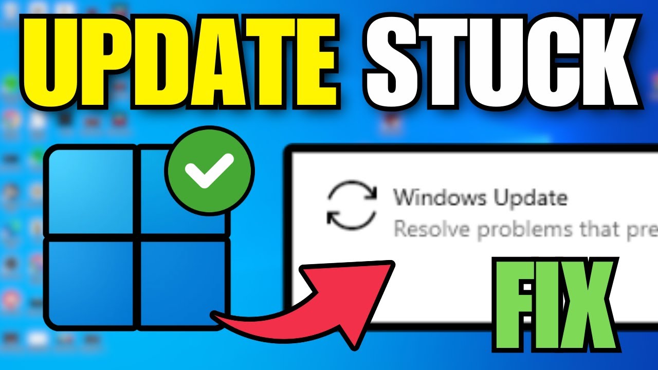 How To Fix Windows Update Stuck At Random % Percentage - Full Tutorial ...