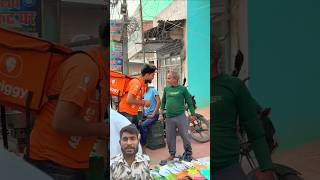 Fake delivery guy prank ❤️😂 #shorts #funny #prankvideo #deliverylife #reaction