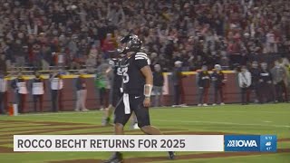 Iowa State's QB coach Jake Waters on Rocco Becht's development