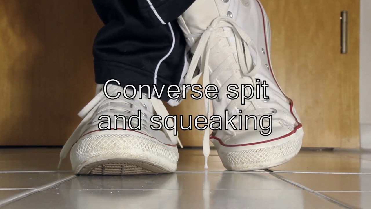 Converse squeaking - YouTube