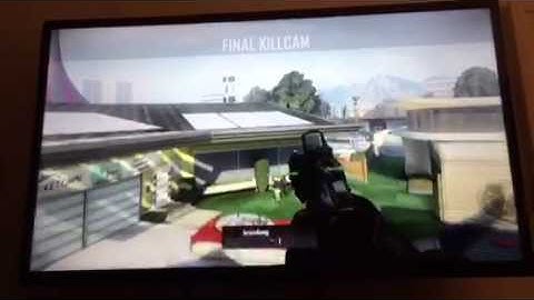 Cool combat axe trick shot on COD BO2
