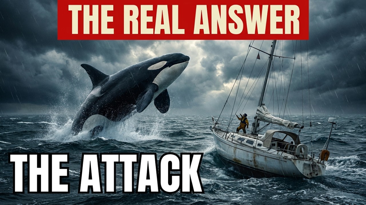 ⁣Why Orcas Are Suddenly Attacking Boats in the Atlantic — The Real Answer.