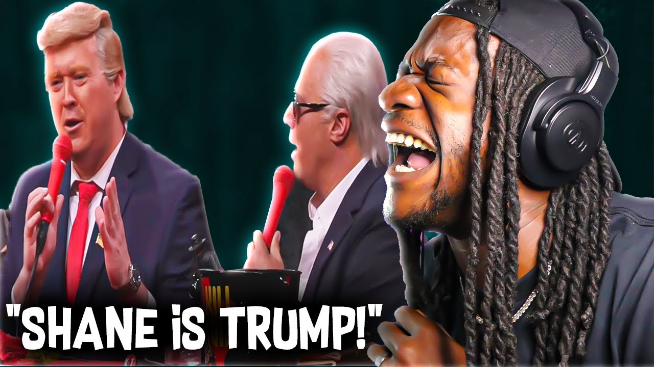 Shane Gillis Impressions of DONALD TRUMP (HILARIOUS) ft. Joe Biden (REACTION)