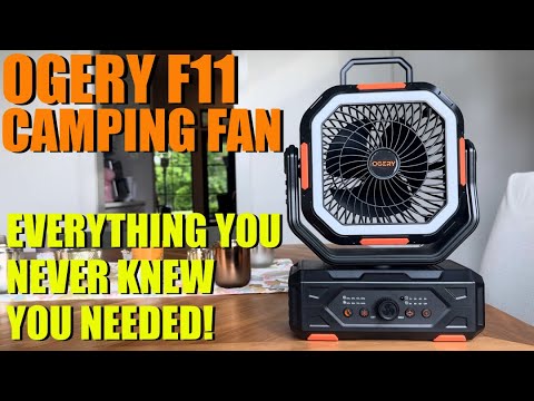 This Thing Is So Cool! - Ogery F11 Camping Fan (pun Intended)