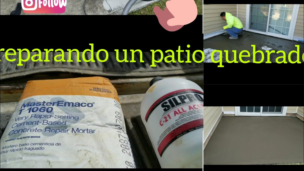 Reparar Un Piso De Cemento Quebrado, How To Repair