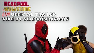 Deadpool and Wolverine Unofficial Trailer: Side-By-Side Comparison