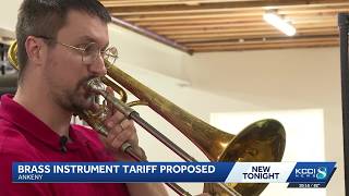 Proposed 25% tariff on brass instruments raises concerns for music retailers, students