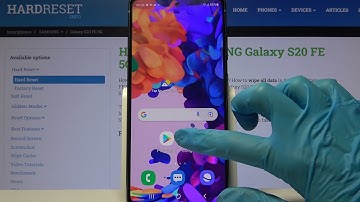 How to Rotate Screen on SAMSUNG Galaxy S20 FE  - Deactivate Display Rotation