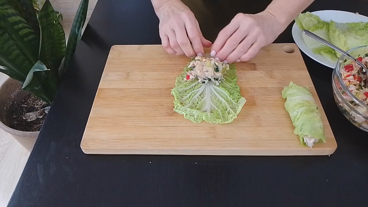 Let's make Chinese cabbage rolls for dinner!