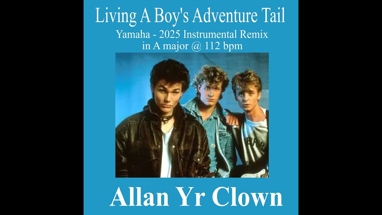 Living A Boy's Adventure Tail (Yamaha Keyboard Remix) in Amaj @ 112bpm   Mp4 video
