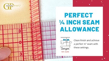 Perfect ¼ inch Seam Allowance
