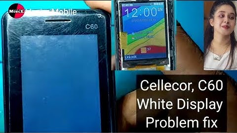 Cellecor C60 White Display Solution, Hasim Mobile