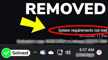 Remove System requirements not met Watermark in Windows 11 | How To Fix system Requirement Not Met