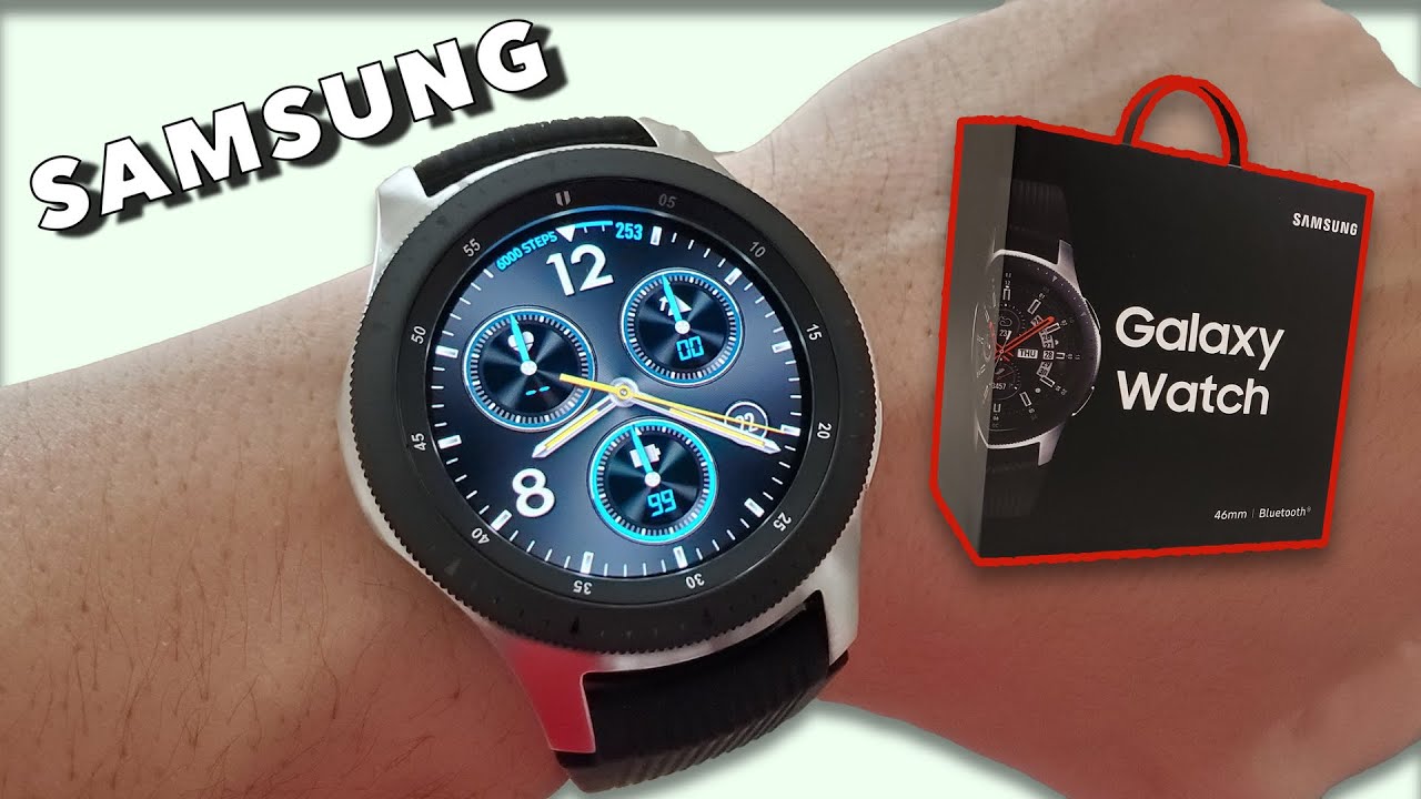 Samsung Galaxy Watch - Unboxing and Initial Quick Setup - YouTube