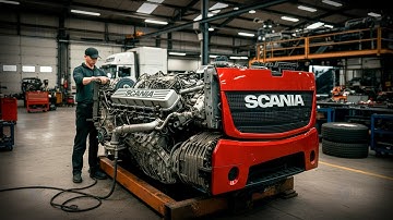 Man Rebuilds The Scania V8 Engine That SURVIVED 1 MILLION MILES By @trucks_channel_razborgruz