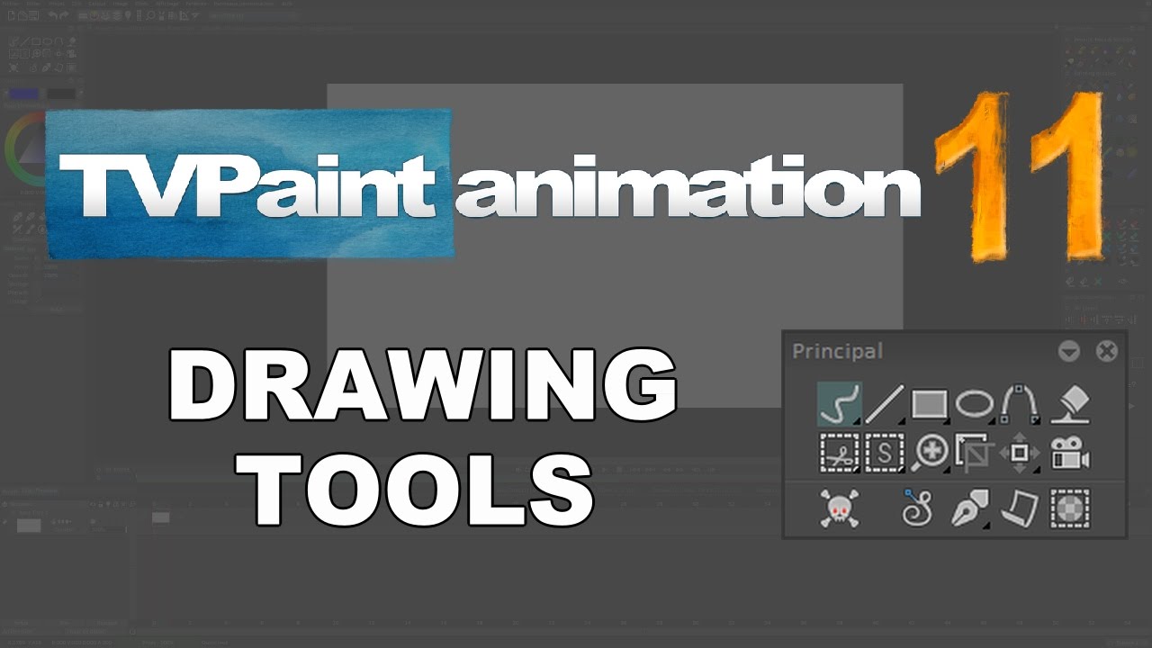 Drawing tools Shapes (TVPaint Animation 11 tutorial) YouTube