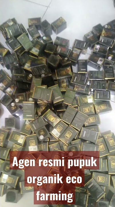 Agen resmi pupuk organik eco farming//tidak butuh banyak tempat