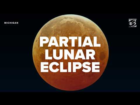 Skywatchers in West Michigan to see partial lunar eclipse late Thursday into Friday