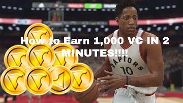 NBA 2K18- How to get easy and fast VC in under 2-3 Minutes!!!!(Glitch/Method)