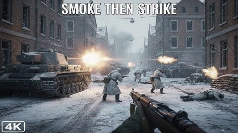 Call of Duty 2: Smoke Tactics vs MG42 Ambush