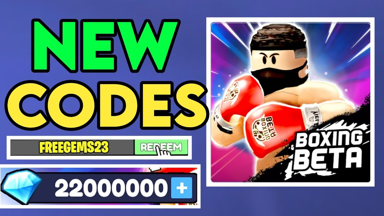 Roblox: códigos no Boxing Beta