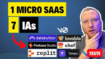 Criando 1 micro SAAS com 7 IAs - essa foi a melhor!