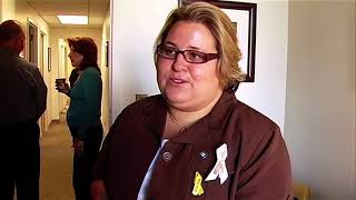 Tania Head describes meeting her fiancé at the twin towers WTC