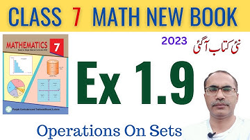7Th Class Math Exercise 1.9 || 7Th Class Math New Book 2023 || SNC 2023-24