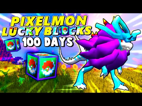 Part_1 Lucky Block Pixelmon Adventure 100 Days Unveiled