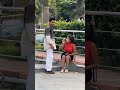 मैडम टांग हटाओ पानी निकालना है 😱😱 madam tang hatao Pani nikalna hai pranks 😱🤣