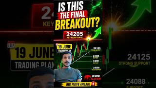 NIFTY 19 June Trading Plan | 24205 Breakout Ya Rejection?