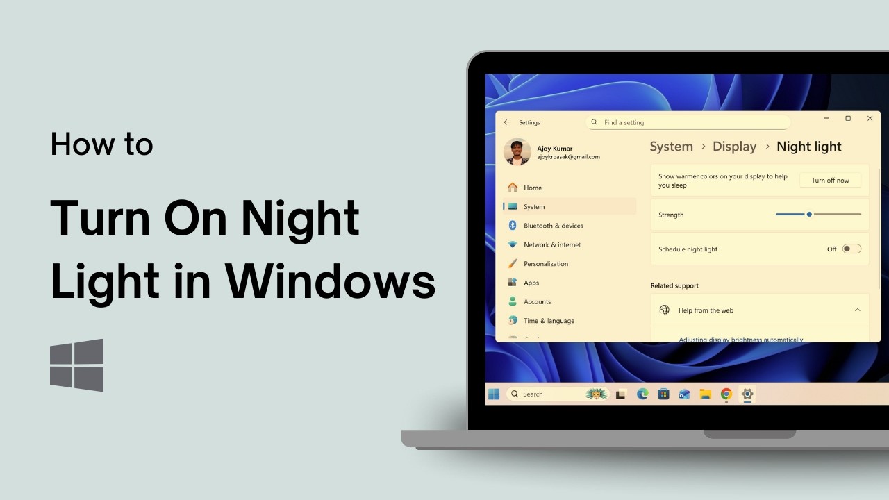 How To Turn On Night Light In Windows 11 YouTube how-to-turn-on-night-light-in-windows-11-youtube