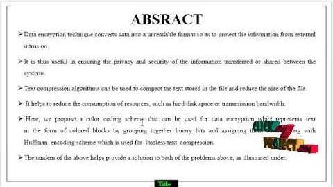 Color Coded Cryptography | Final Year Projects 2016