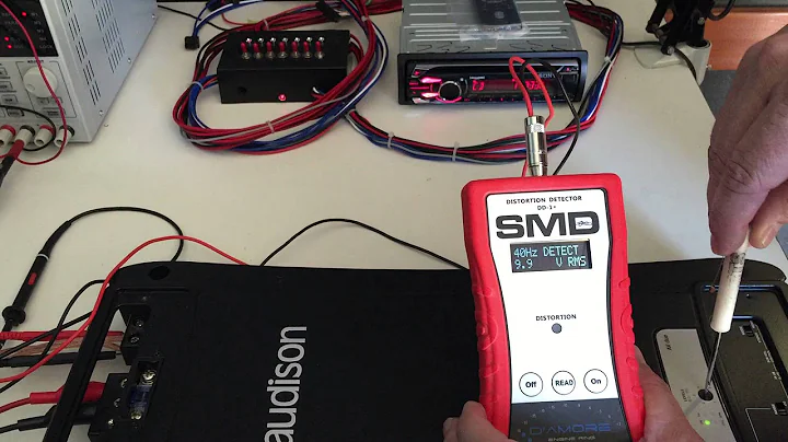 DD-1+ Video Manual - Video 1, setting gain on a subwoofer amplifier