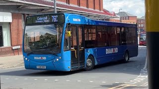 *LOUD DIFF* Diamond Buses 30991 YJ16 DXU Optare MetroCity Cummins Route 76
