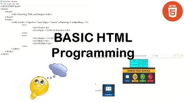 Basic HTML Programming Part 2 using NOTEPAD││Table & Inserting Images ││ TAGALOG